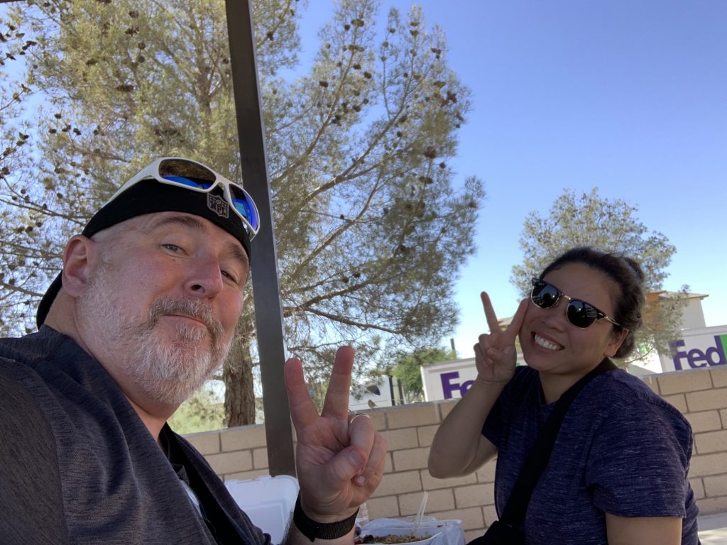 Early morning drive from Vegas to Los Angeles